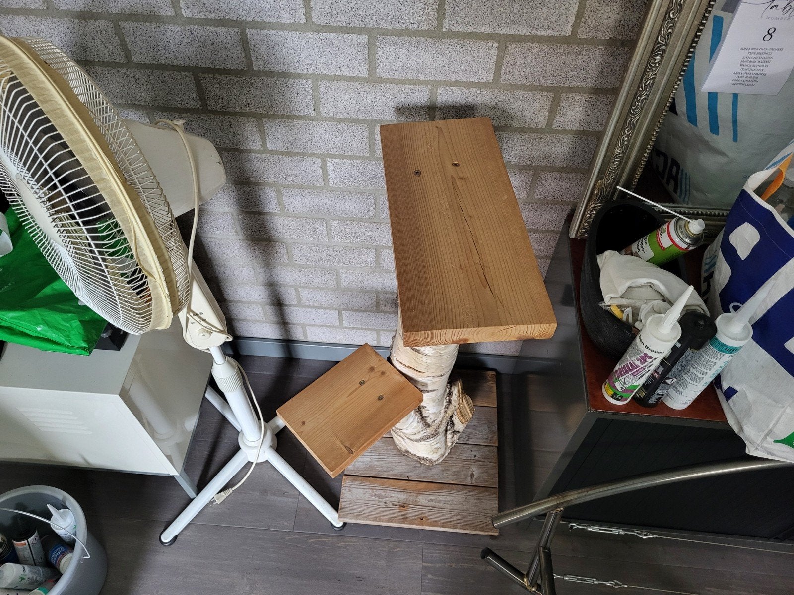 Unieke natuurlijke krabpaal voor grote katten 15kg+, Dieren en Toebehoren, Krabmeubelen, Ophalen, Zo goed als nieuw, Krabpaal