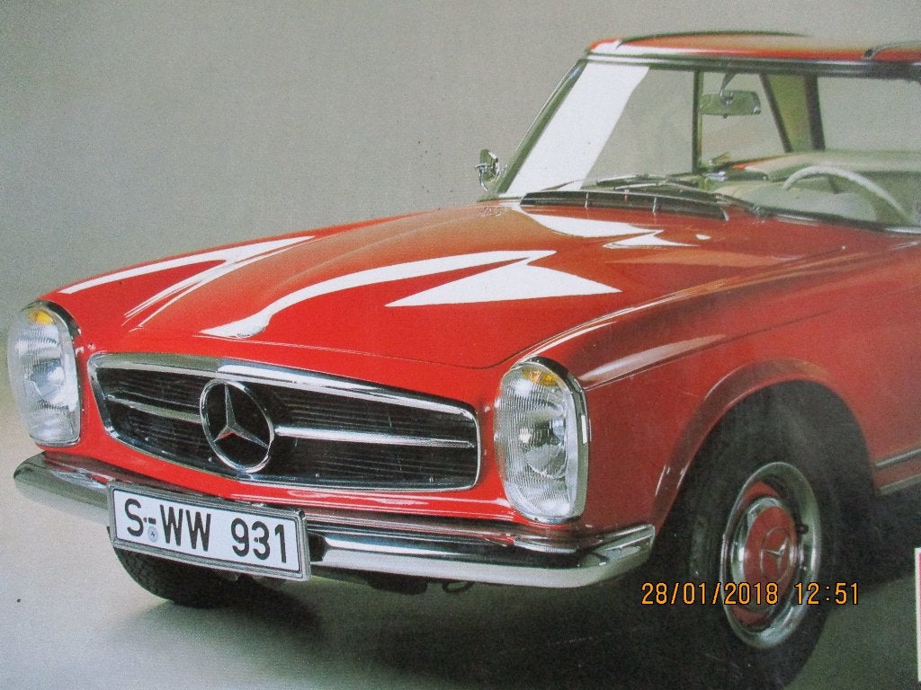 chroomlijst deur  w113, Ophalen of Verzenden, Gebruikt, Mercedes-Benz