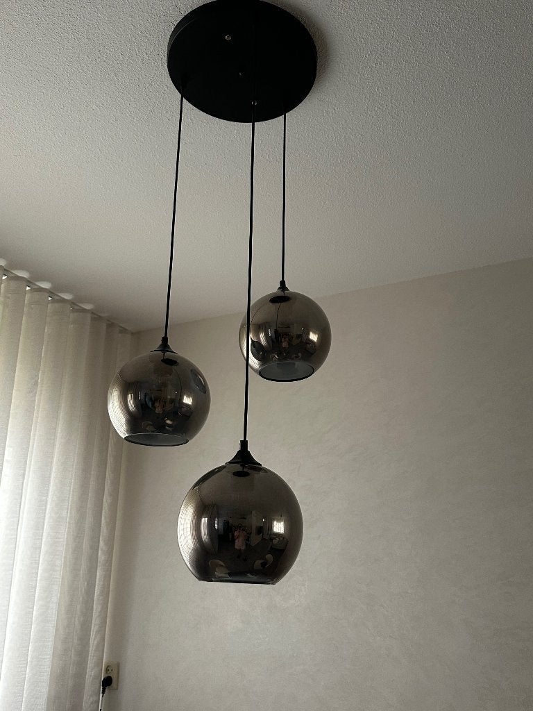 Erik custer lamp, Ophalen, Zo goed als nieuw, Glas, Minder dan 50 cm