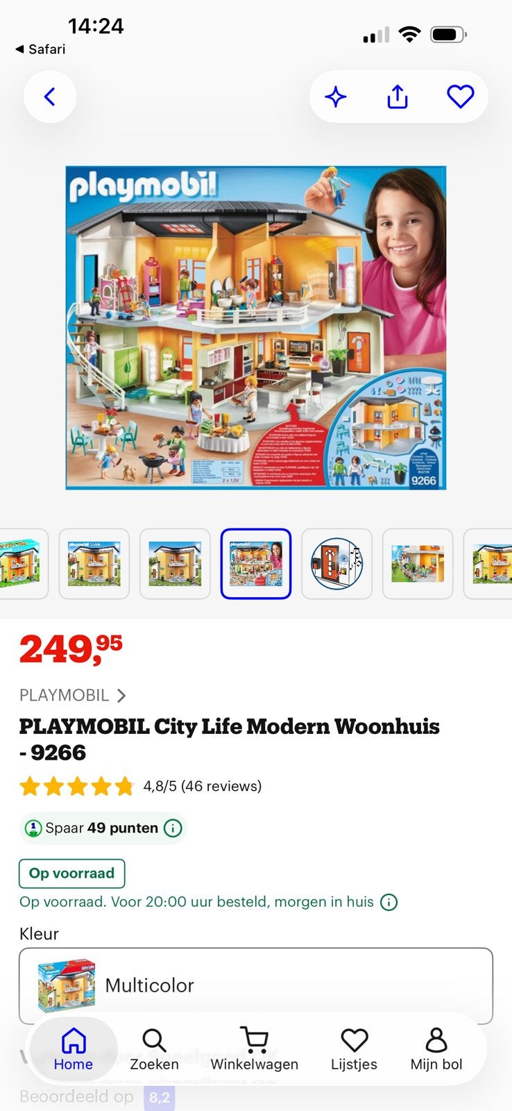 Playmobiel woonhuis/ziekenhuis, eiland, auto met vouwwagen., 1 speler, Ophalen, Zo goed als nieuw, Vanaf 3 jaar