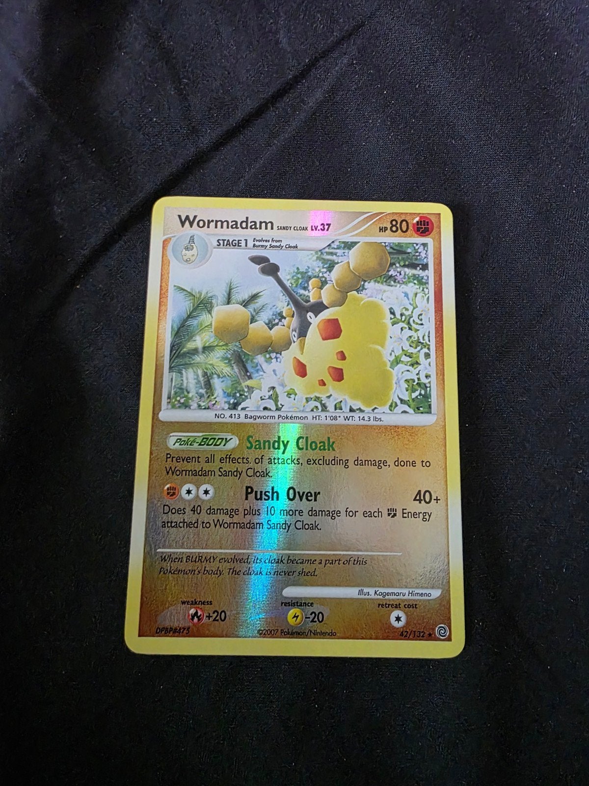 Wormadam Reverse Lv.27 Pokemon Secret Wonders, Ophalen of Verzenden, Zo goed als nieuw, Losse kaart