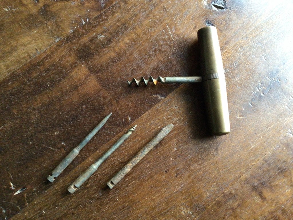 Vintage zakgereedschapsset, Ophalen