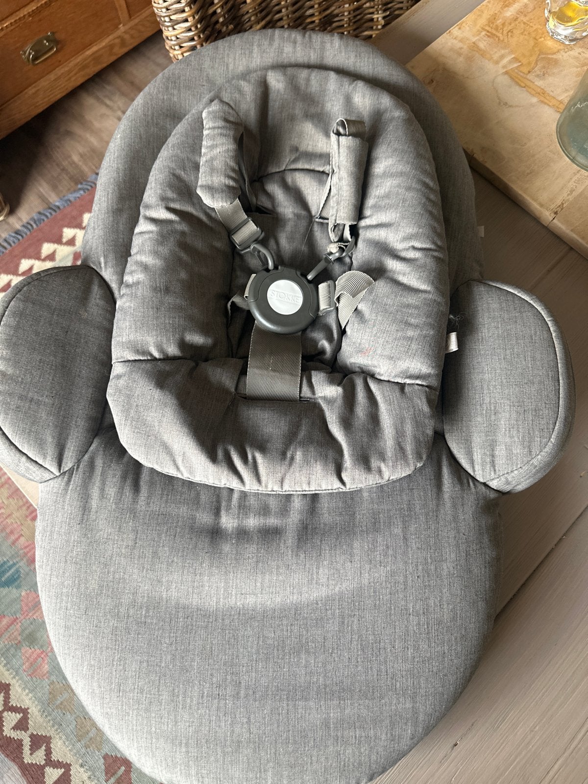 Stokke Steps Bouncer - Grijs, Ophalen of Verzenden, Zo goed als nieuw