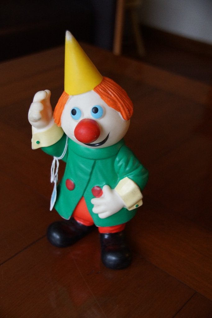 Clown  met geluid, Verzamelen, Beelden en Beeldjes, Ophalen of Verzenden, Gebruikt, Overige typen