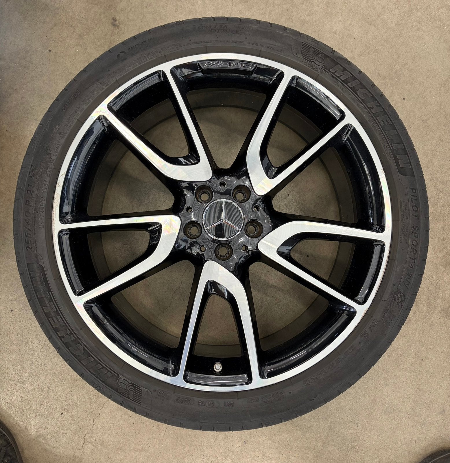 Originele Mercedes GLC AMG 21”  X253/C253, Ophalen, Gebruikt, 255 mm, Banden en Velgen