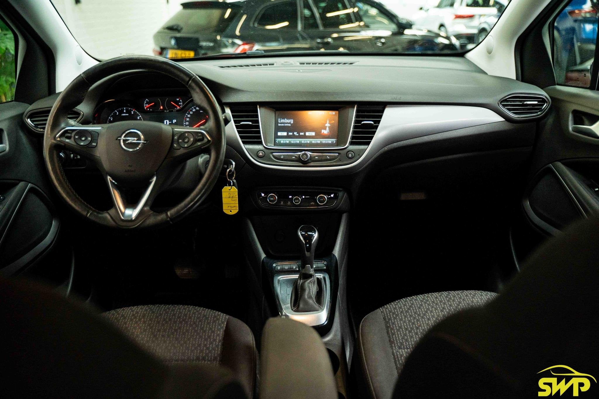 Opel Crossland X 1.2 Turbo | 130pk | Navi via Carplay | Cam, Auto's, Stof, Gebruikt, 1199 cc, Bedrijf
