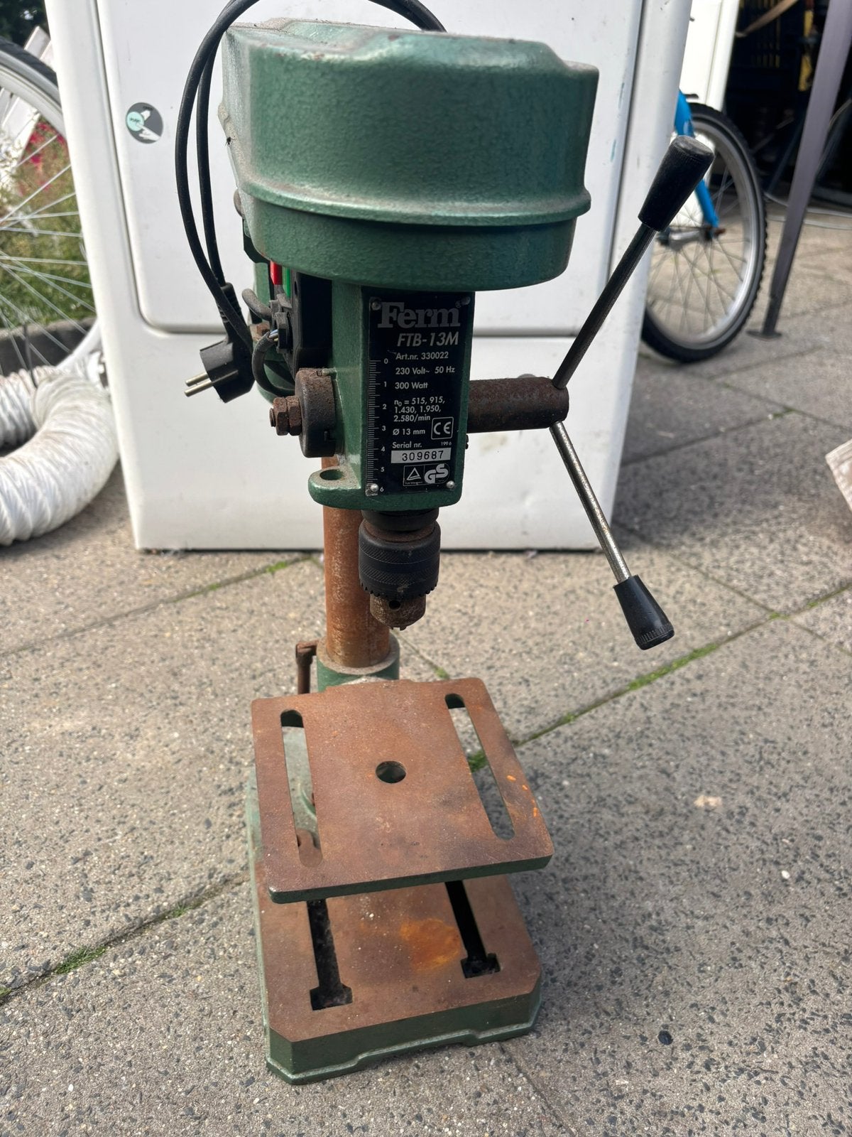 FERM FTB-13M Kolomboormachine – Goede Staat, Ophalen, Zo goed als nieuw, Minder dan 400 watt, Kolomboormachine