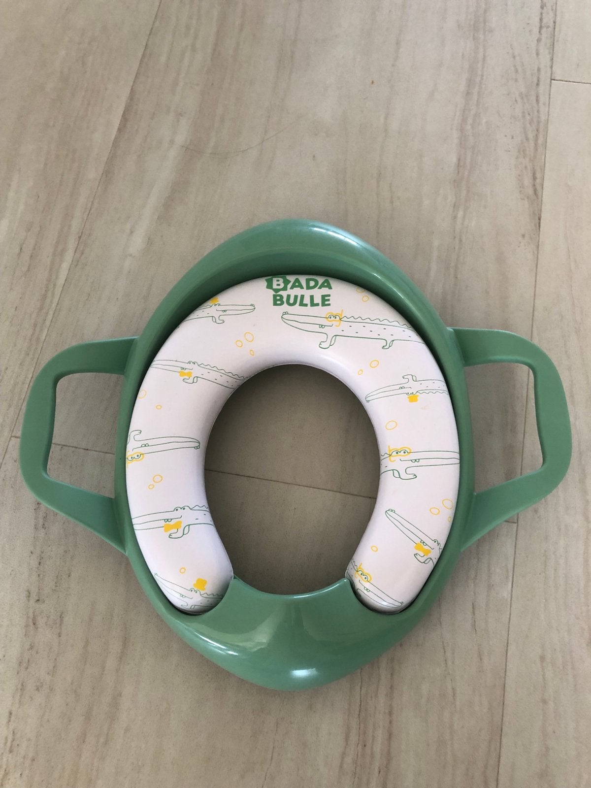 Bada Bulle Toilettrainer met Krokodillenprint, Ophalen of Verzenden, Zo goed als nieuw