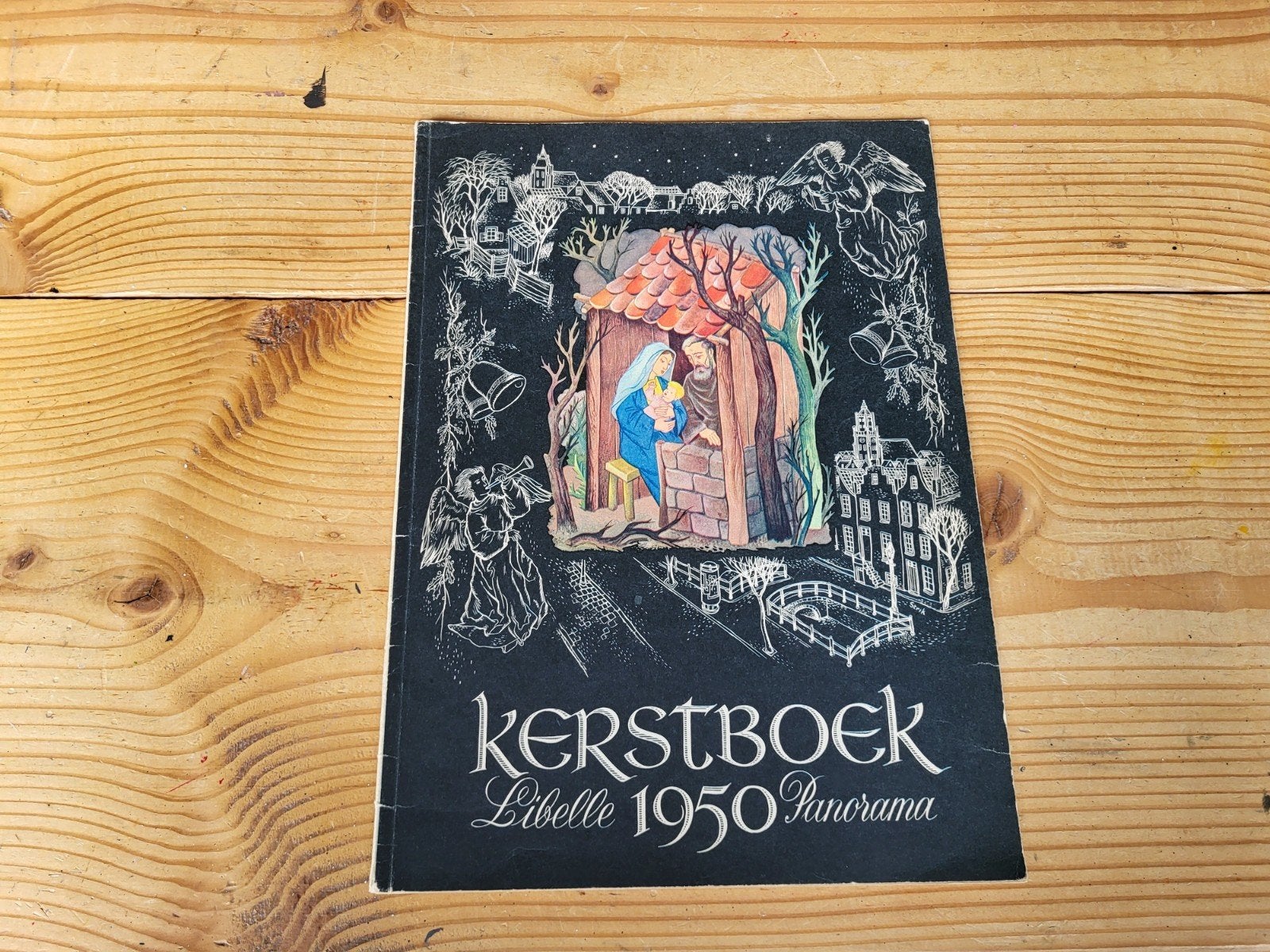 kerst kerstboek libelle panorama 1950, Ophalen of Verzenden