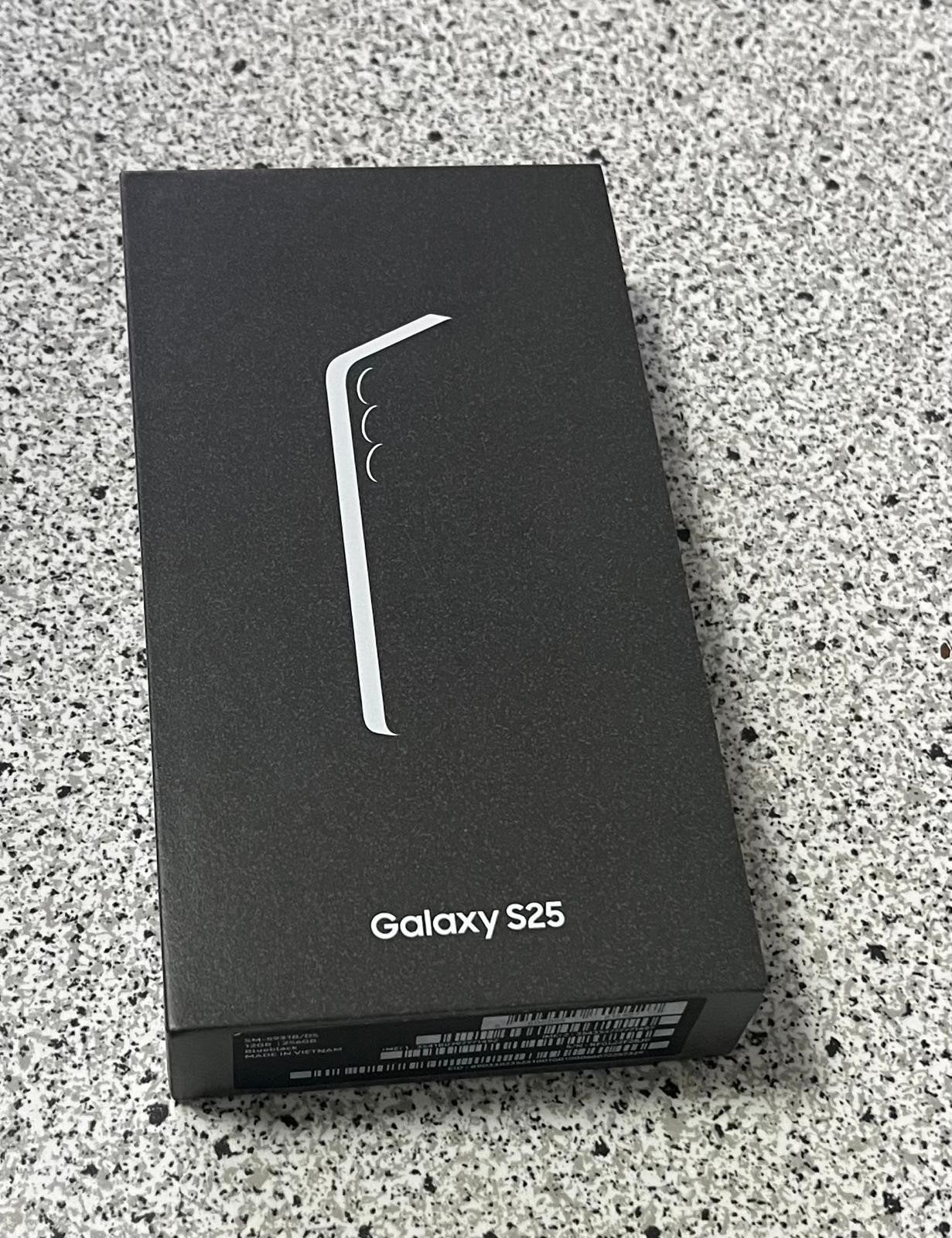 Samsung Galaxy S25 5G 256 GB Geseald, Ophalen, Overige modellen, Zwart, Touchscreen