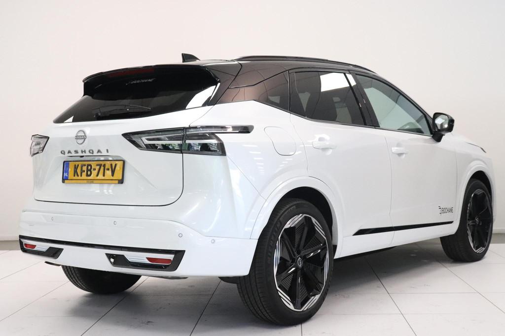 Nissan Qashqai 1.5 e-Power N-Design | COLD PACK | PANORAMISC, Auto's, Nissan, 1497 cc, 190 pk, Alcantara, Wit