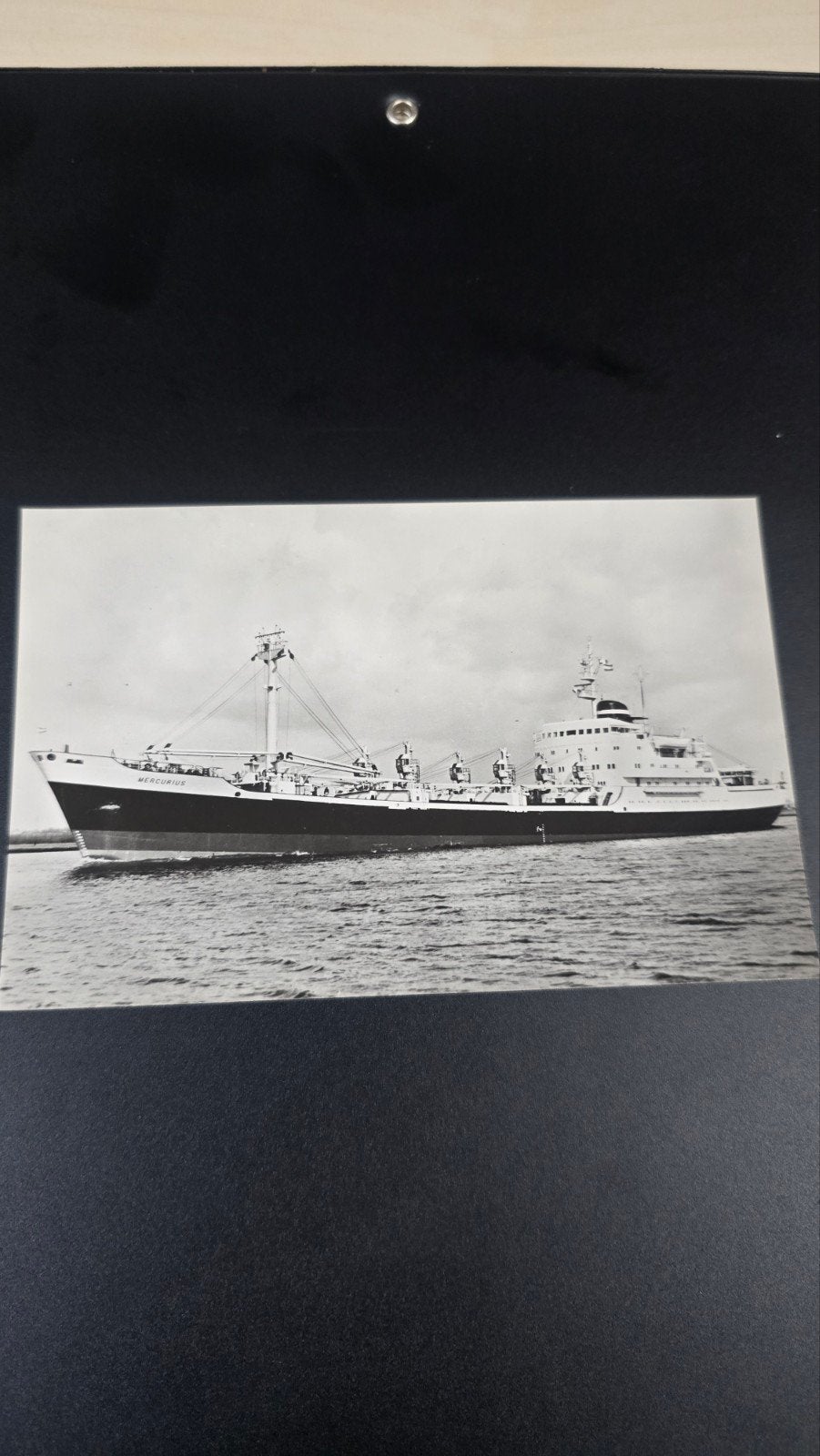 foto ms MERCURIUS - Koninklijke Nederlandse Stoombo, Verzamelen, Scheepvaart, Ophalen of Verzenden, Kaart, Foto of Prent