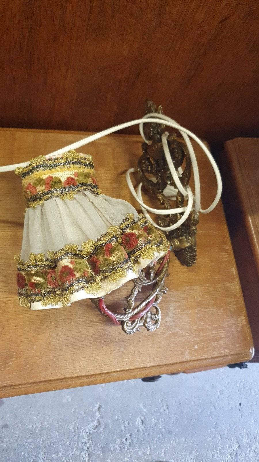 wandlampje, Ophalen, Gebruikt
