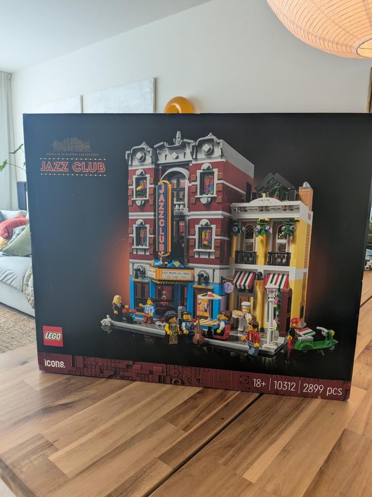 Lego Jazz Club (10312), Kinderen en Baby's, Speelgoed | Duplo en Lego, Lego, Ophalen of Verzenden, Zo goed als nieuw, Inclusief doos