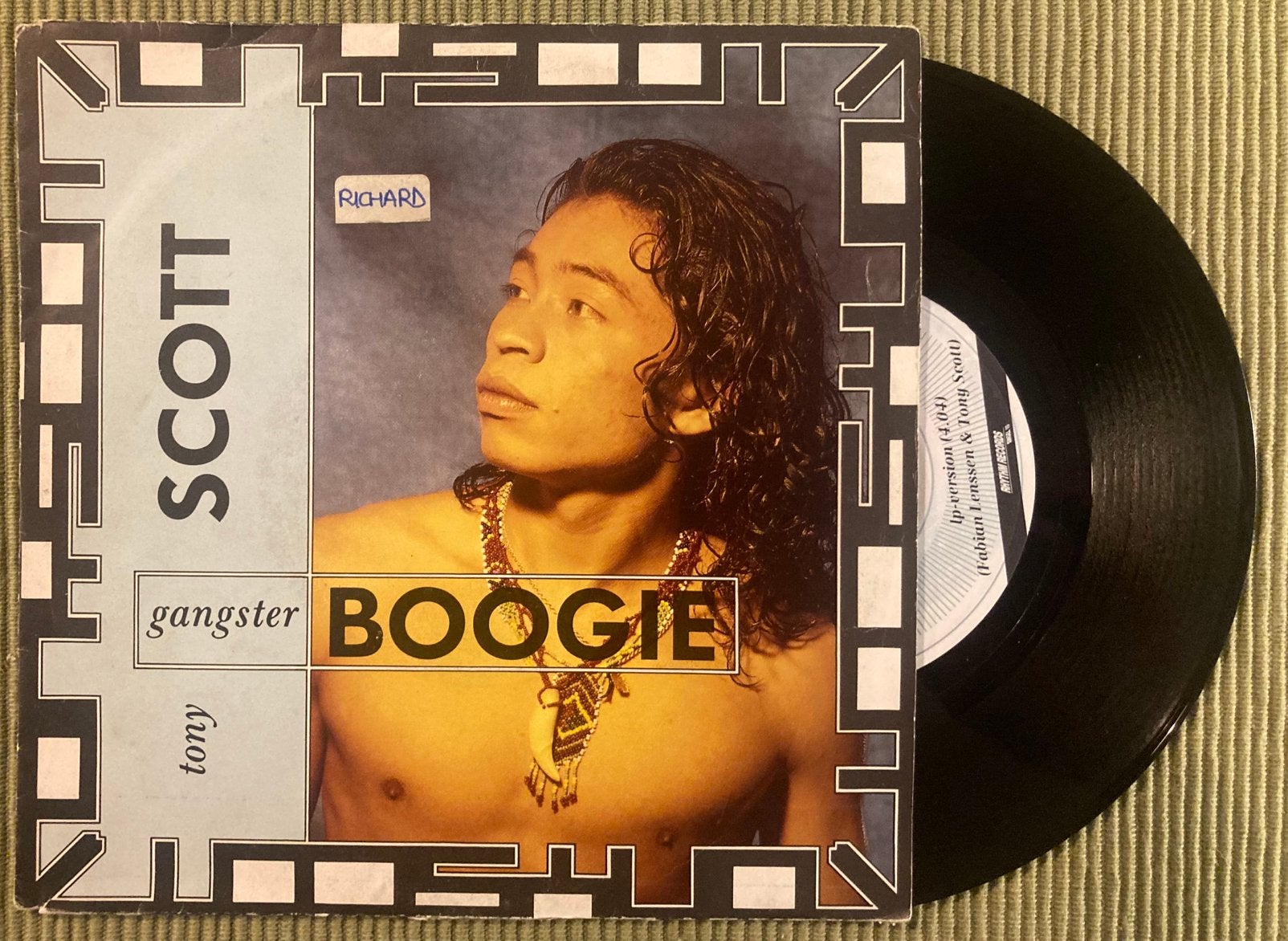 Vinyl single Tony Scott - Gangster Boogie, Gebruikt, 7 inch, Ophalen of Verzenden, Hiphop en Rap