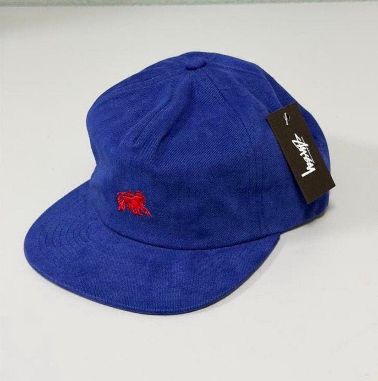 Stussy Lion Strapback Cap Blue – Nieuw 131588 blauw pet new, Nieuw, Ophalen of Verzenden, Pet, H