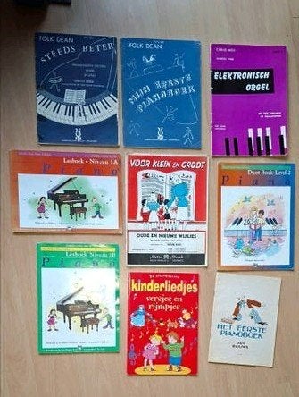 Kinder pianoboeken en elektronisch orgelboeken, Gebruikt, Piano, Overige genres, Les of Cursus