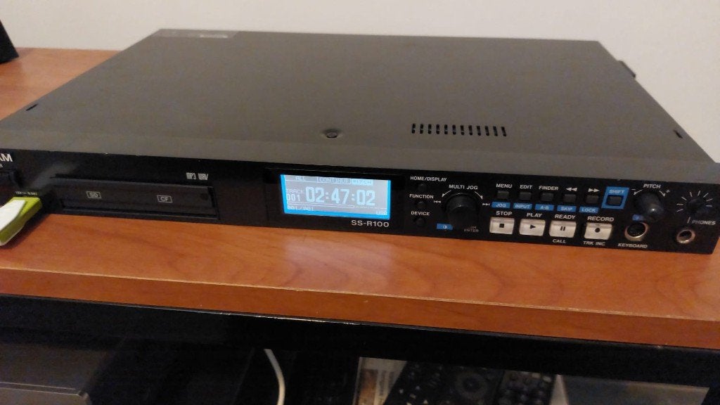 Tascam SS-R100 recorder, Ophalen of Verzenden, Gebruikt, Audio
