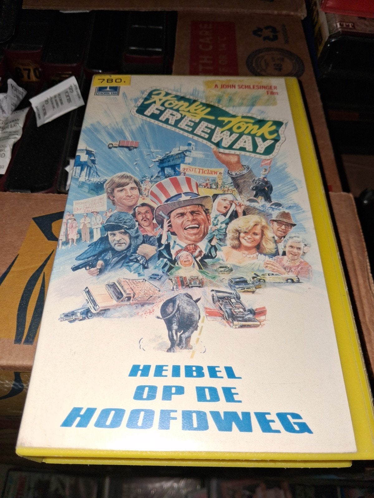 Vhs ex-rental - Honky Tonk Freeway, Vanaf 16 jaar, Ophalen of Verzenden, Gebruikt, Horror