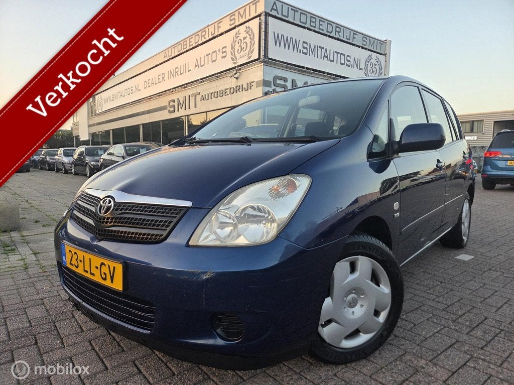 Toyota Corolla Verso 1.6 VVT-i Linea Terra NWAPK/AC/Trekhaak, Auto's, Toyota, Bedrijf, Te koop, Corolla Verso, ABS, Airbags, Airconditioning
