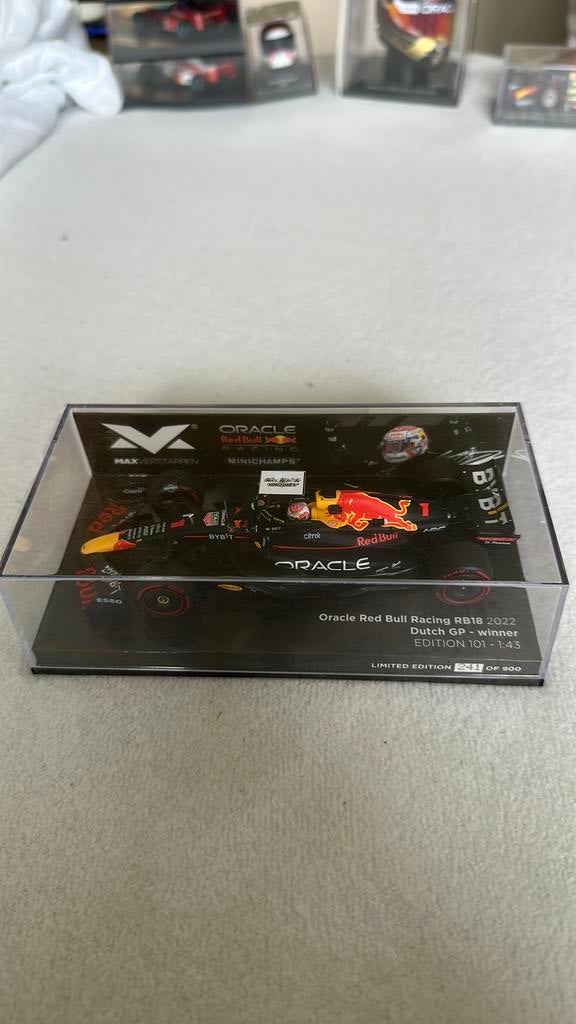 Max verstappen dutch gp 2022 1:43, Hobby en Vrije tijd, Modelauto's | 1:43, Ophalen of Verzenden, Zo goed als nieuw, Auto, MiniChamps