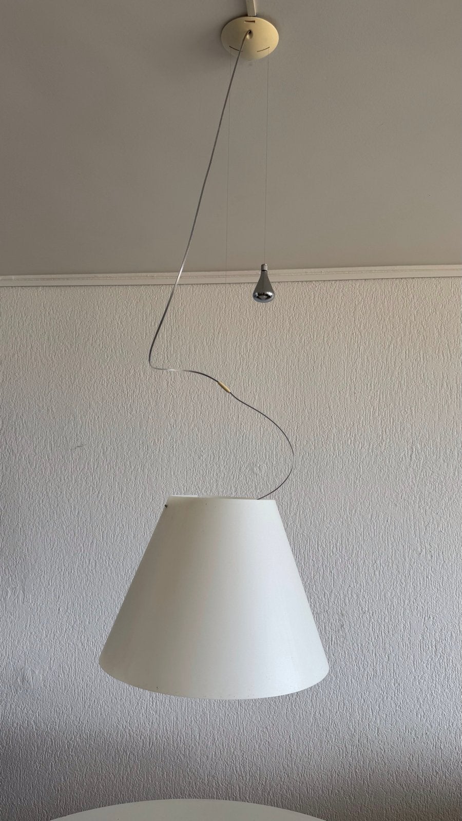 Luceplan Constanza Up & Down hanglamp, Ophalen of Verzenden, Gebruikt, Kunststof, E27 (groot)