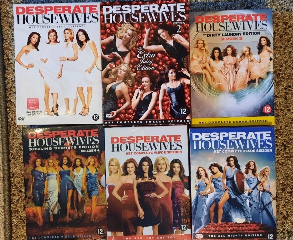 Desperate housewives seizoen 1 tm 6, Engels, Nederlands, Ophalen of Verzenden, Zo goed als nieuw