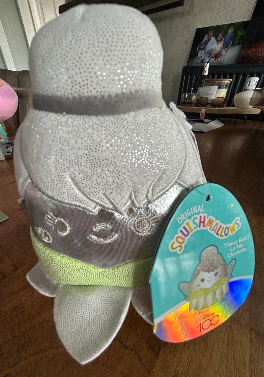 Squishmallows Tinker Bell Disney 100 Pluche Knuffel. Nieuw!, Overige merken, Disney, Overige typen, Nieuw