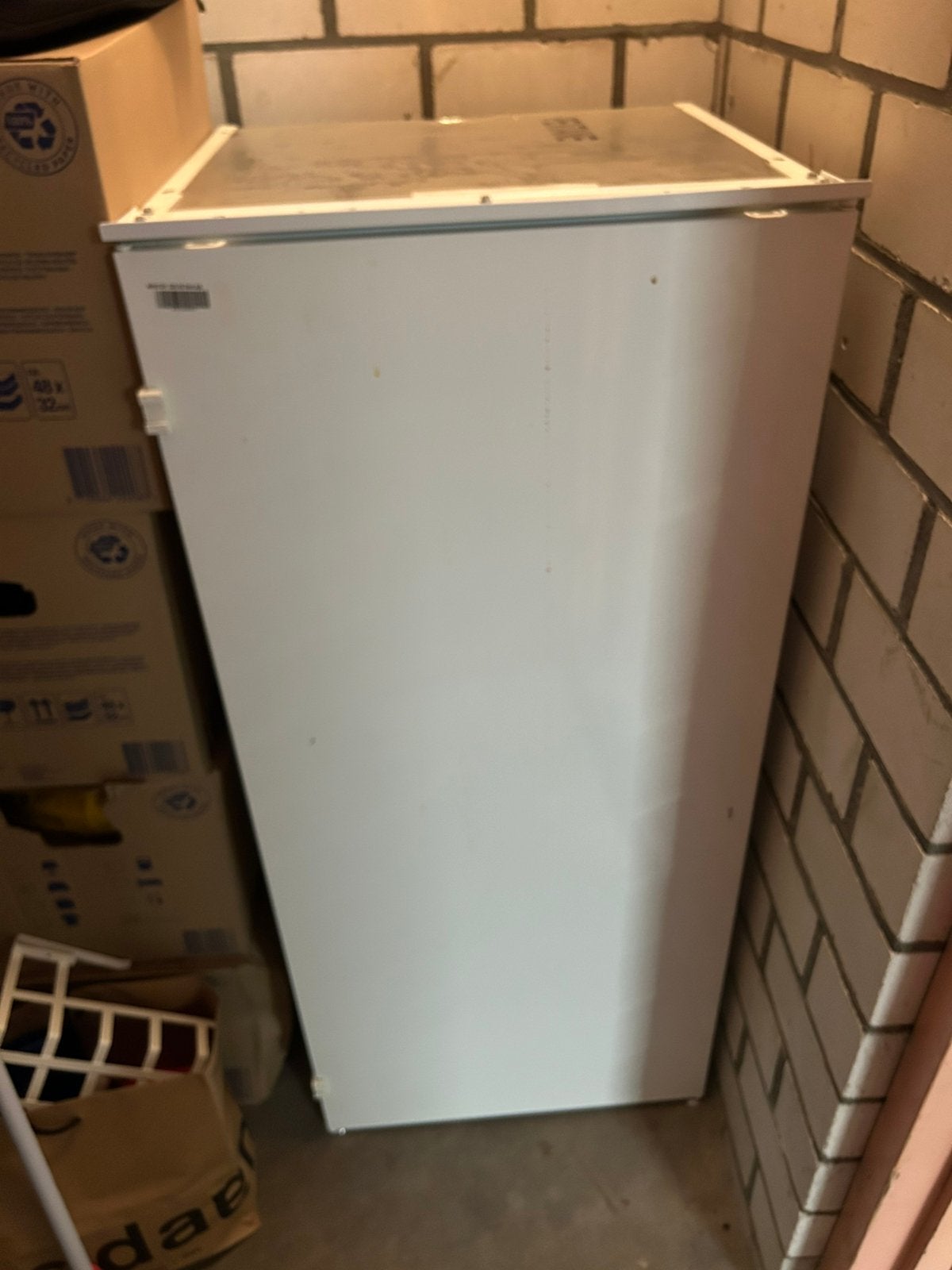 AEG Koelkast, Ophalen, 120 tot 140 cm, 200 liter of meer, Zo goed als nieuw