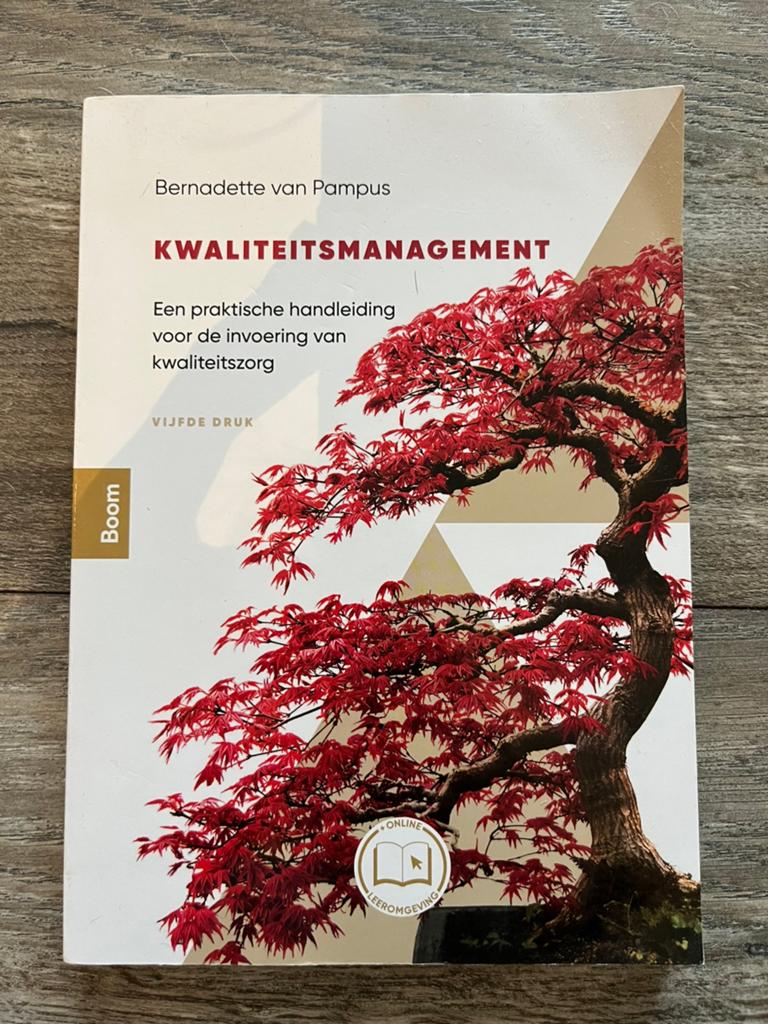 Kwaliteitsmanagement Bernadette van Pampus vijfde druk, Boeken, Ophalen of Verzenden, Zo goed als nieuw