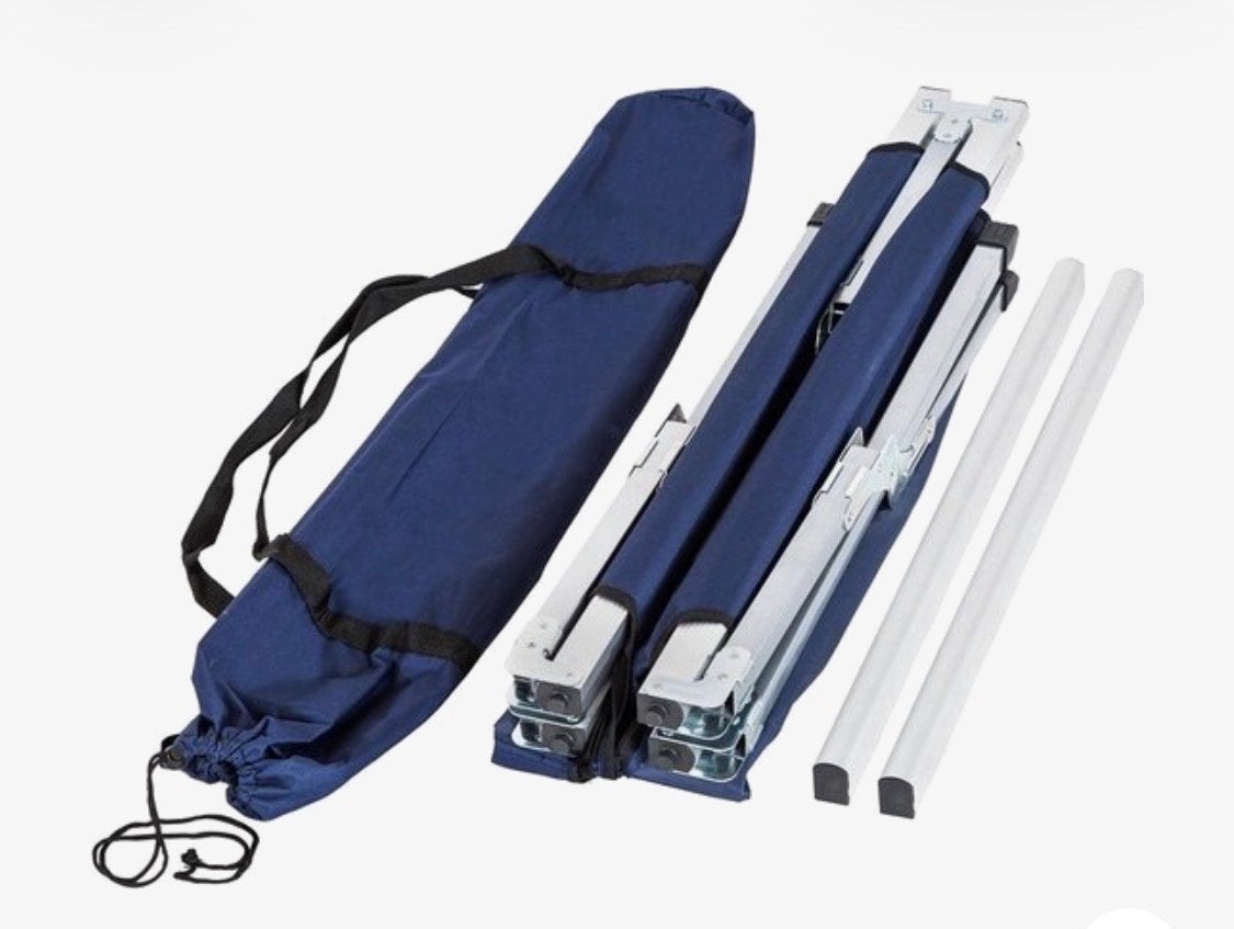 Blauw Veldbed 190 cm - Compact en Draagbaar, Ophalen, Nieuw