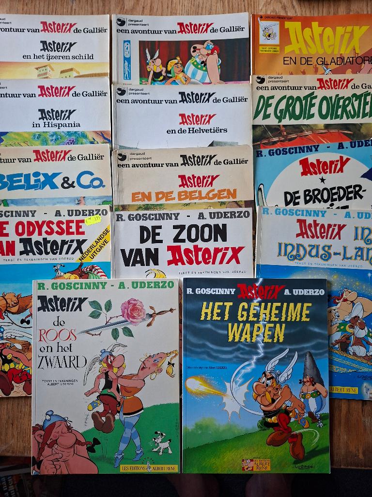 Asterix 14x stapel, partij ook los te koop of ruil Uderzo, Boeken, Meerdere stripboeken, Ophalen of Verzenden, Gelezen, Uderzo & Goscinny