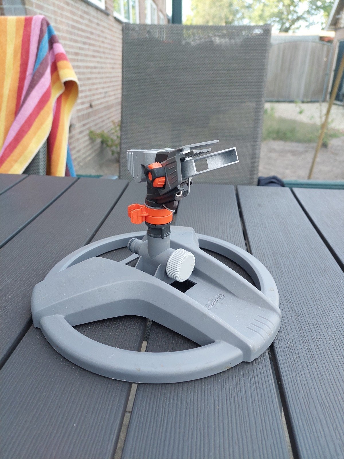 Gardena premium pulserende sektorsproeier zgan, Zwenksproeier, Ophalen of Verzenden, Zo goed als nieuw, X