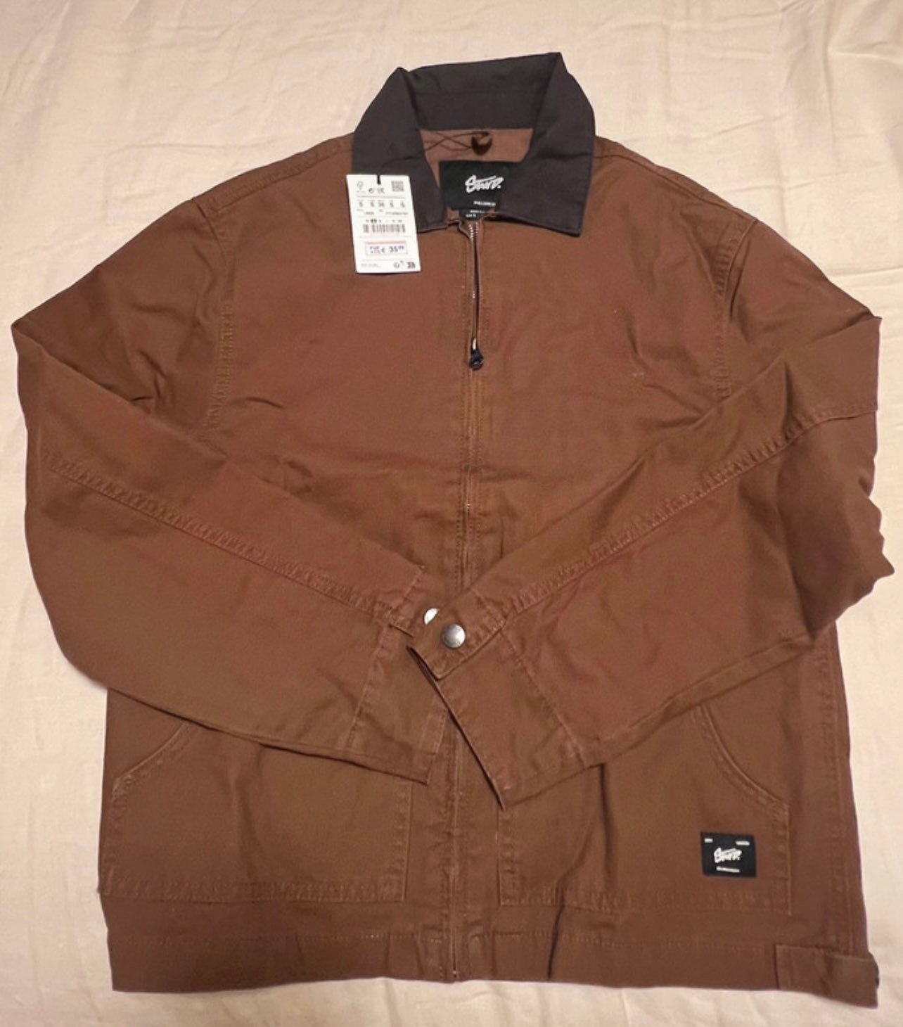 Pull&Bear Bruine Jas Maat S - Nieuw met prijskaartje, Ophalen of Verzenden