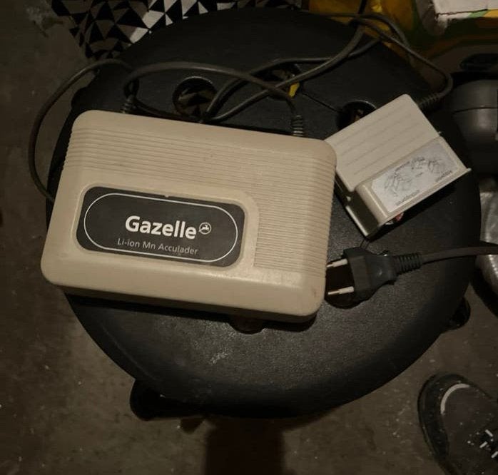 Gazelle Li-Ion Mn Acculader - Panasonic, Ophalen of Verzenden, Gebruikt