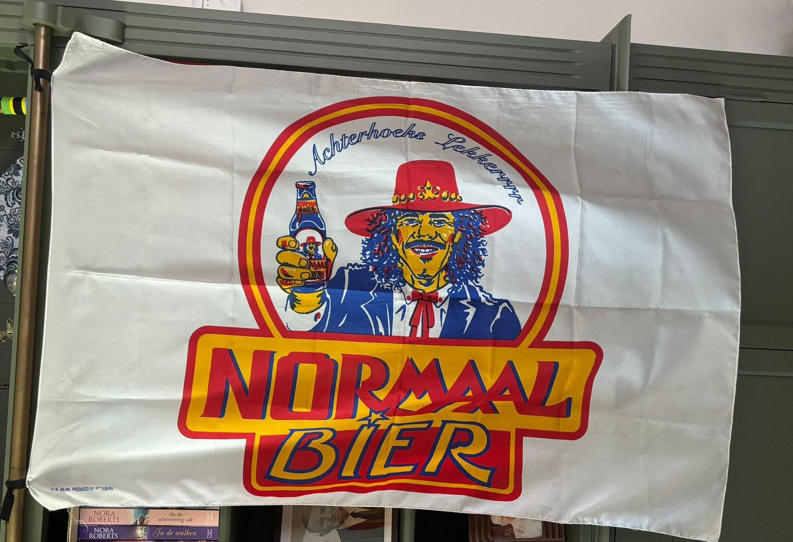 Normaal bier vlag en flesje, Ophalen of Verzenden, Gebruikt