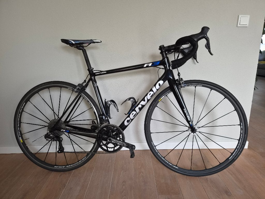 Cervelo R3 Di2 racefiets, Fietsen en Brommers, Fietsen | Racefietsen, 28 inch, Gebruikt, Carbon, Velgrem