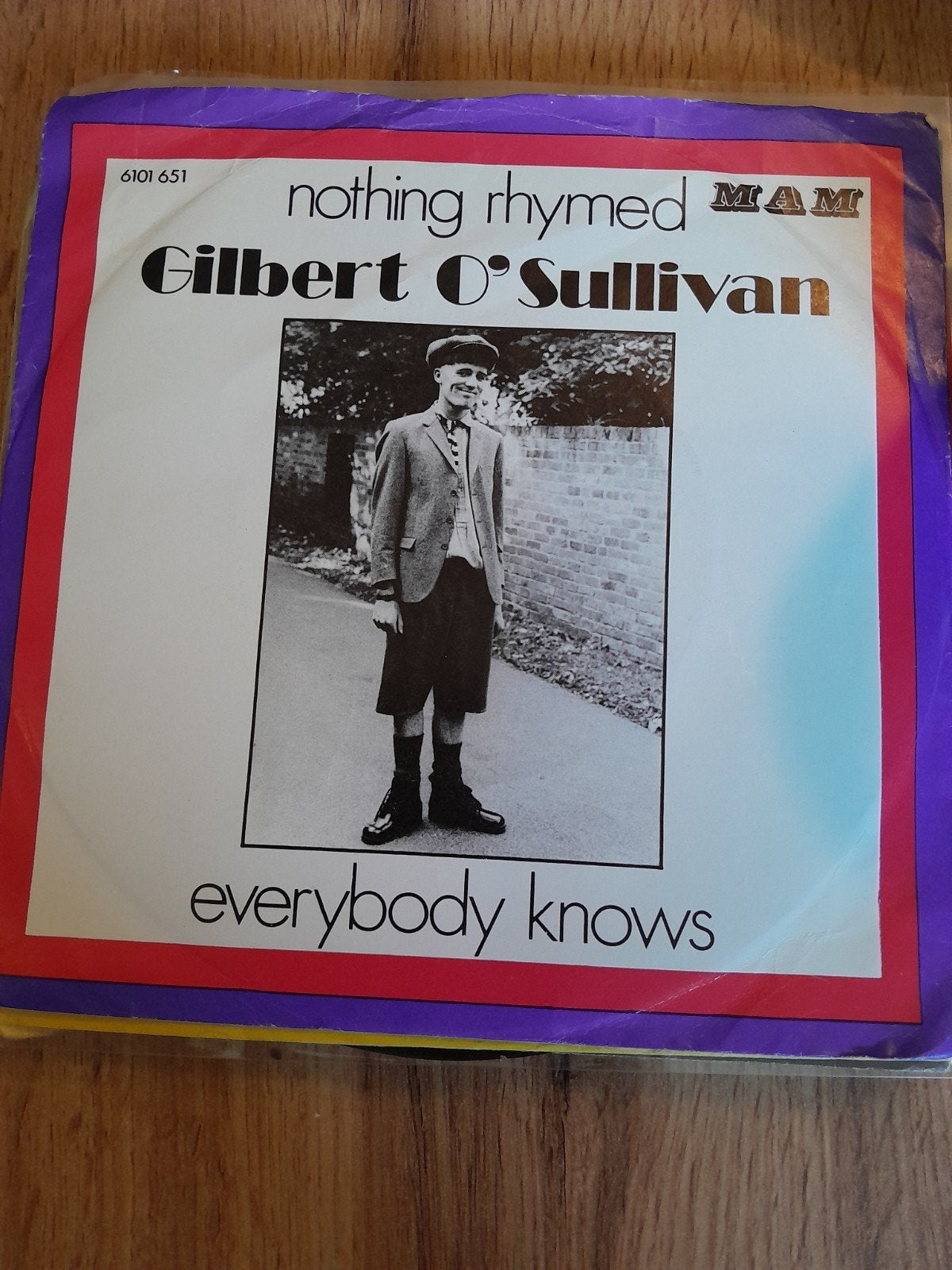 gilbert o, sullivan 7inch nothing rhymed, Cd's en Dvd's, Ophalen of Verzenden, Zo goed als nieuw, Pop