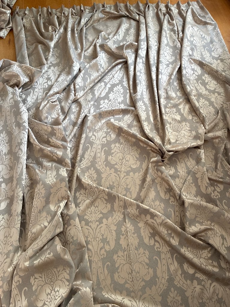 2 gordijnen, Hobby en Vrije tijd, Stoffen en Lappen, Zo goed als nieuw, Katoen, 120 cm of meer, 30 tot 200 cm, Ophalen