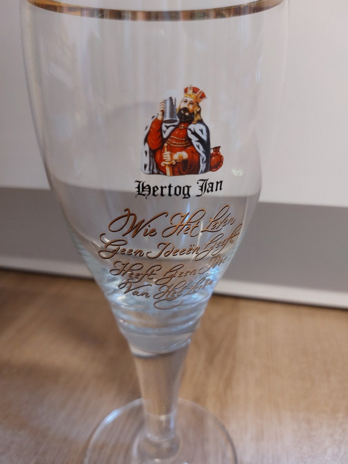 Hertog jan glas, Verzamelen, Biermerken, Ophalen of Verzenden, Glas of Glazen, Hertog Jan