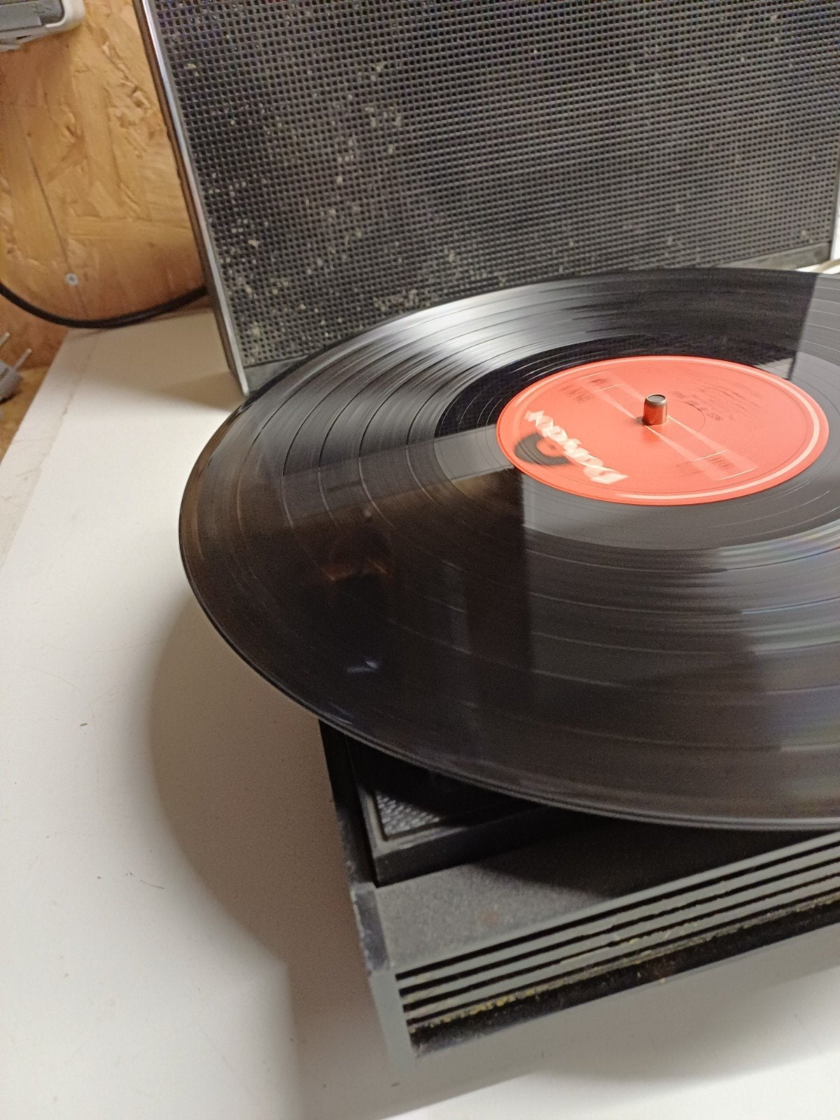Philips 504 Platenspeler uit 1971 - Werkt Prima!, Ophalen of Verzenden, Gebruikt, Platenspeler, Philips