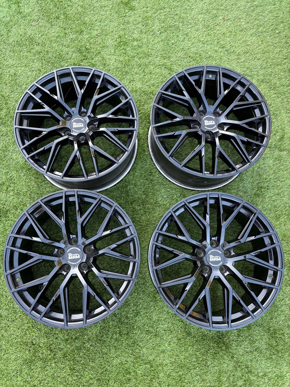 MAM RS4 Black Velgen 19 inch - 8.5J ET40 5x114.3, Auto-onderdelen, Banden en Velgen, Gebruikt, Velg(en), 235 mm, Personenwagen