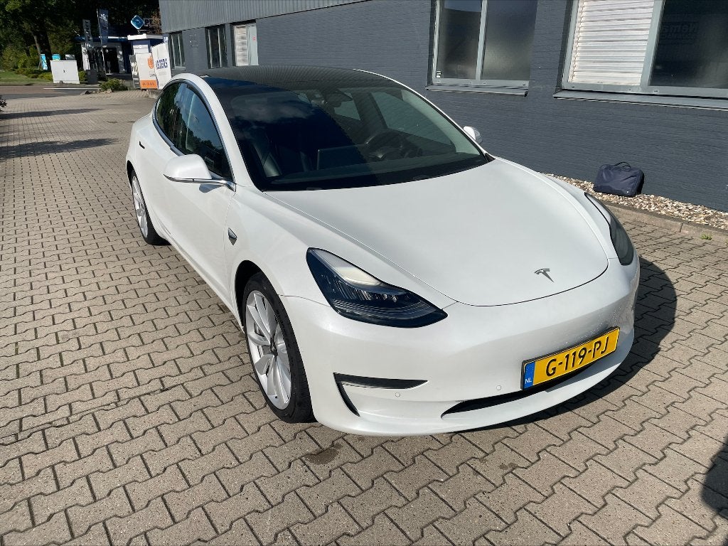 Tesla Model 3 Long Range AWD 75 kWh | SOH 90%, Auto's, Tesla, Automaat, Startonderbreker, 1831 kg, Zwart
