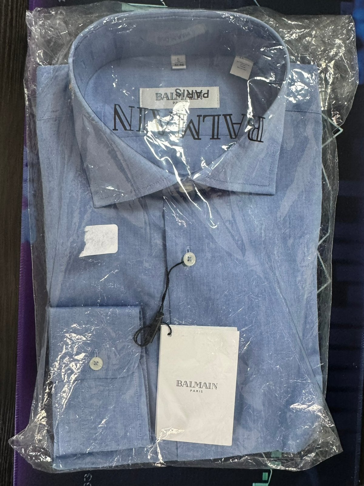 Balmain blouse luxe uitvoering nieuw maat L, Balmain, Blauw, Kyano.hkm@icloud.com, Nieuw