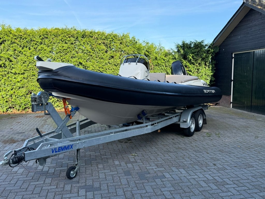 Rib boot Scanner Envy 630 met Suzuki 150pk, Ophalen