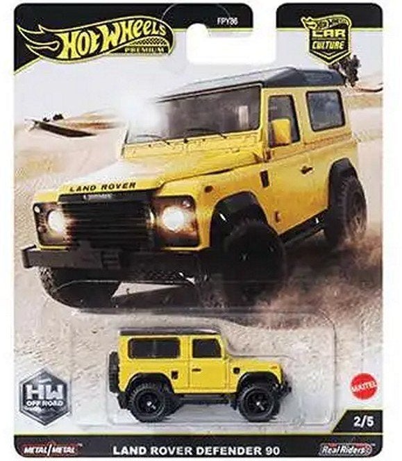 Hotwheels Premium: Land Rover Defender 90, ., Nieuw, Ophalen of Verzenden, .