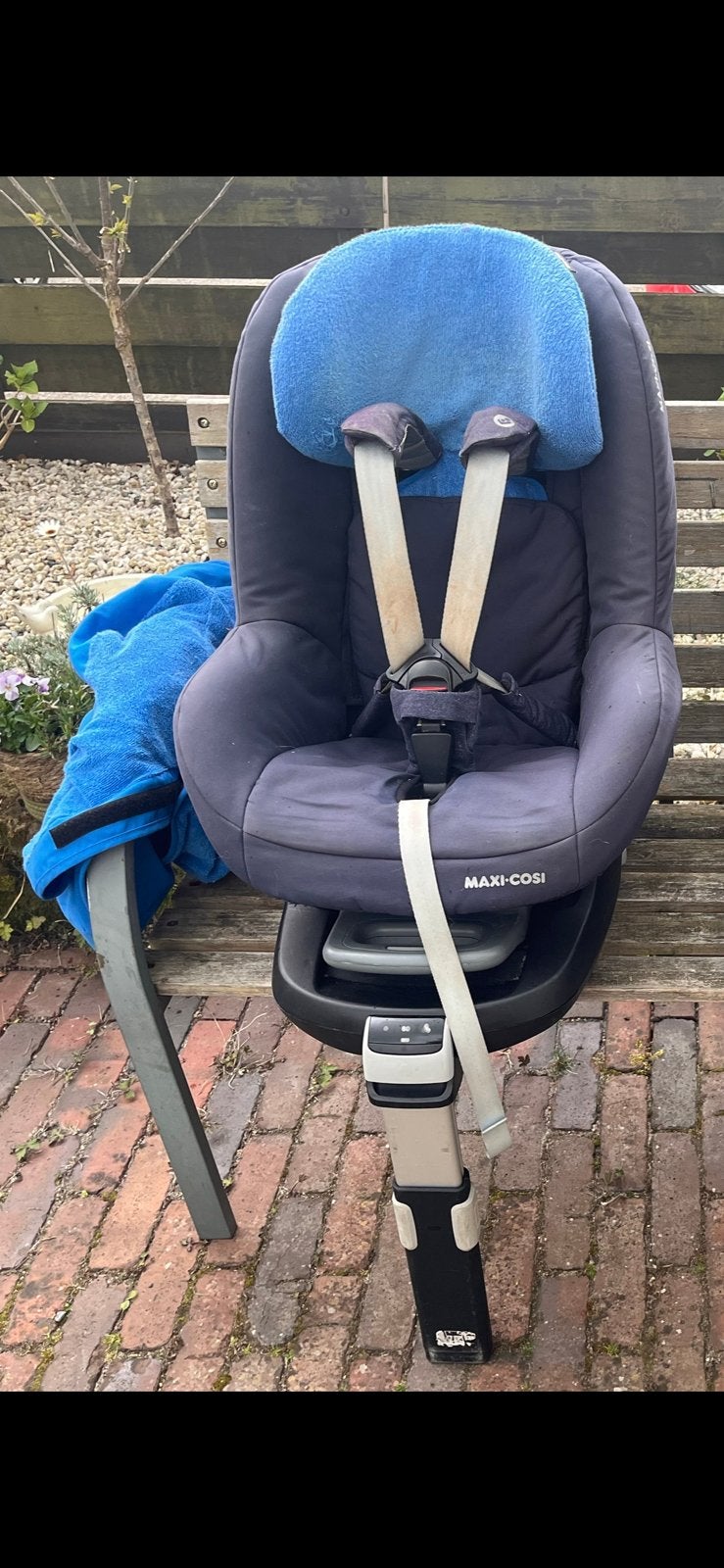 Maxi-Cosi Pearl autostoel met FamilyFix Isofix Kind 2e hoes, Ophalen, Gebruikt, 9 t/m 18 kg, Slaapstand