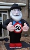 Abraham Pop 50 jaar te huur - Opblaasbare Abraham, Ophalen, Gebruikt, Abraham of Sarah