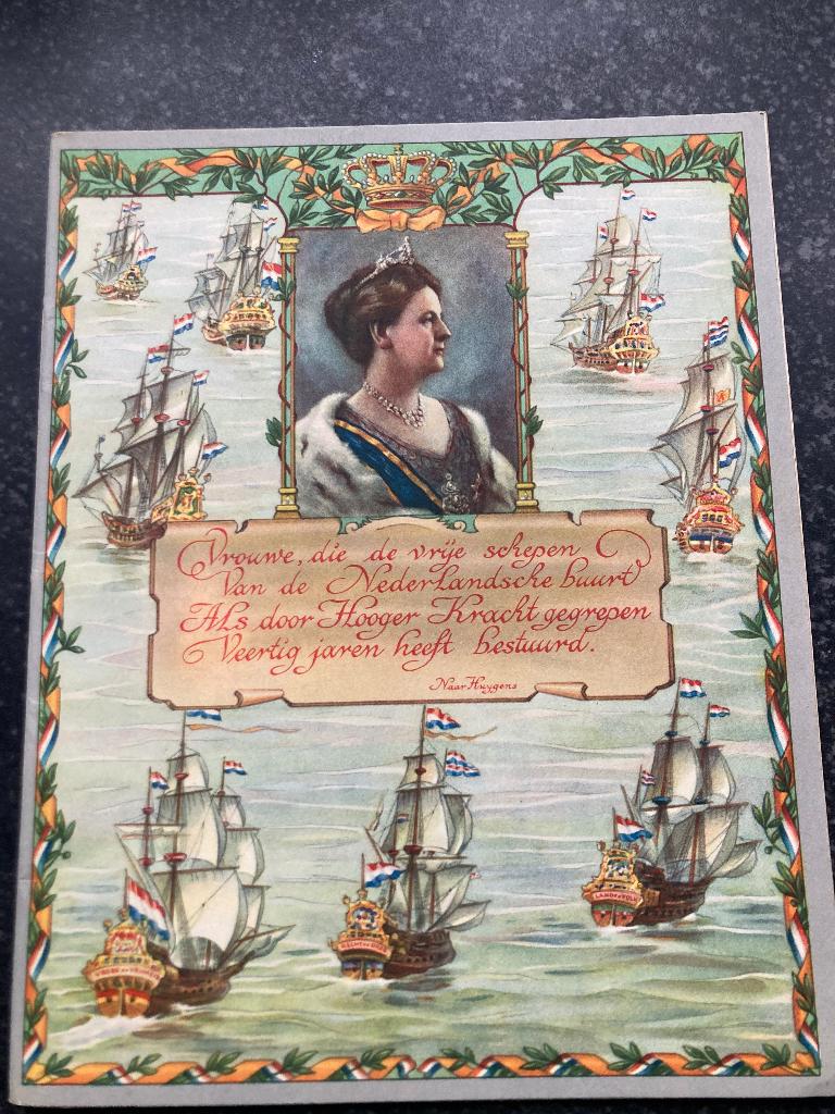 Boekje Wihelmina 1898-1938, Ophalen of Verzenden, Zo goed als nieuw, Tijdschrift of Boek