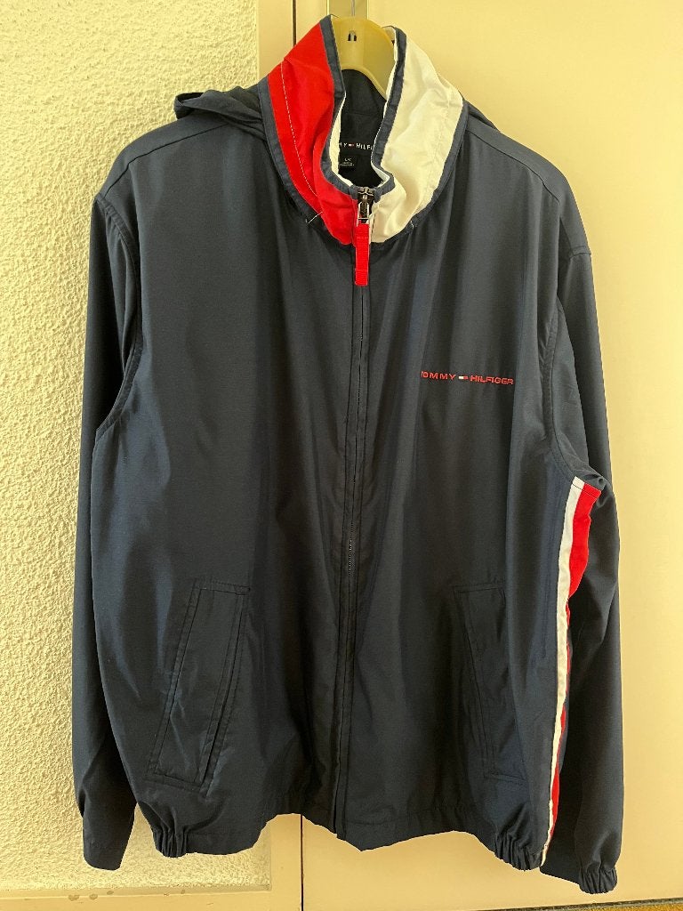 Herenjas/zomerjas maat L, Ophalen, Maat 52/54 (L), Blauw, Tommy Hilfiger